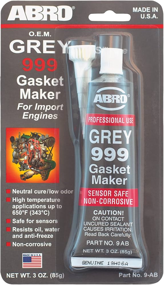 ABRO GASKET MAKER GREY 3oz 9AB