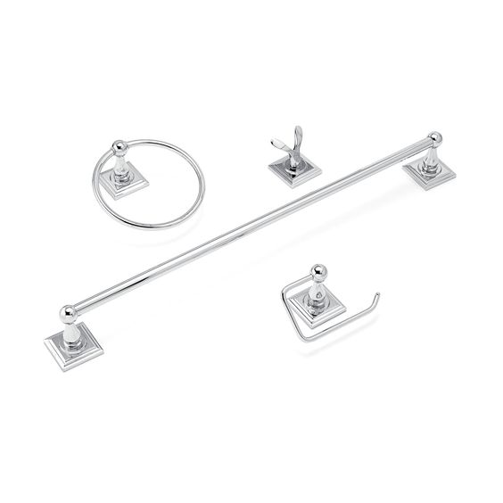 ACCES. DOUCHE 4PCS CHROME BENTLEY 14443