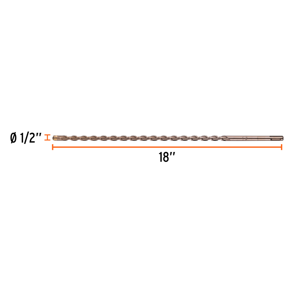 MECHE BETON 1/2" * 18" TRUPER 11282