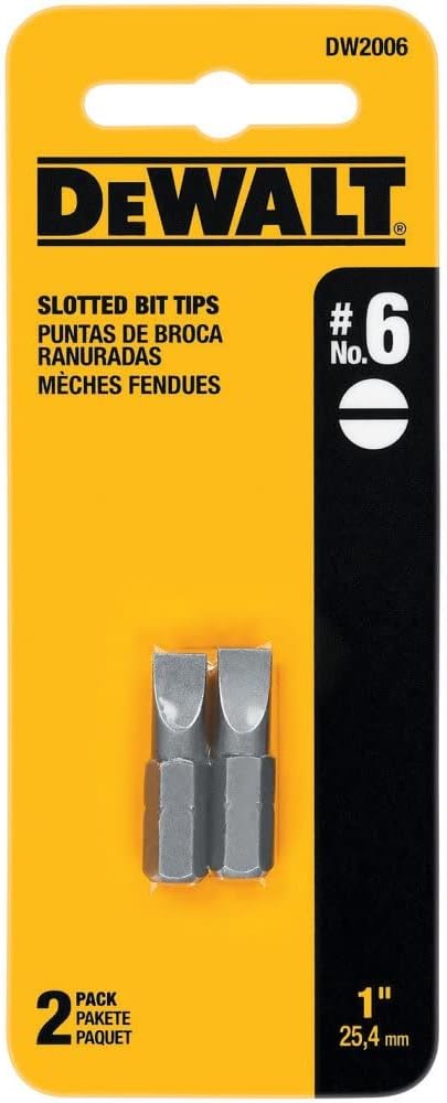 MECHE FENDUES #6 DEWALT DW2006