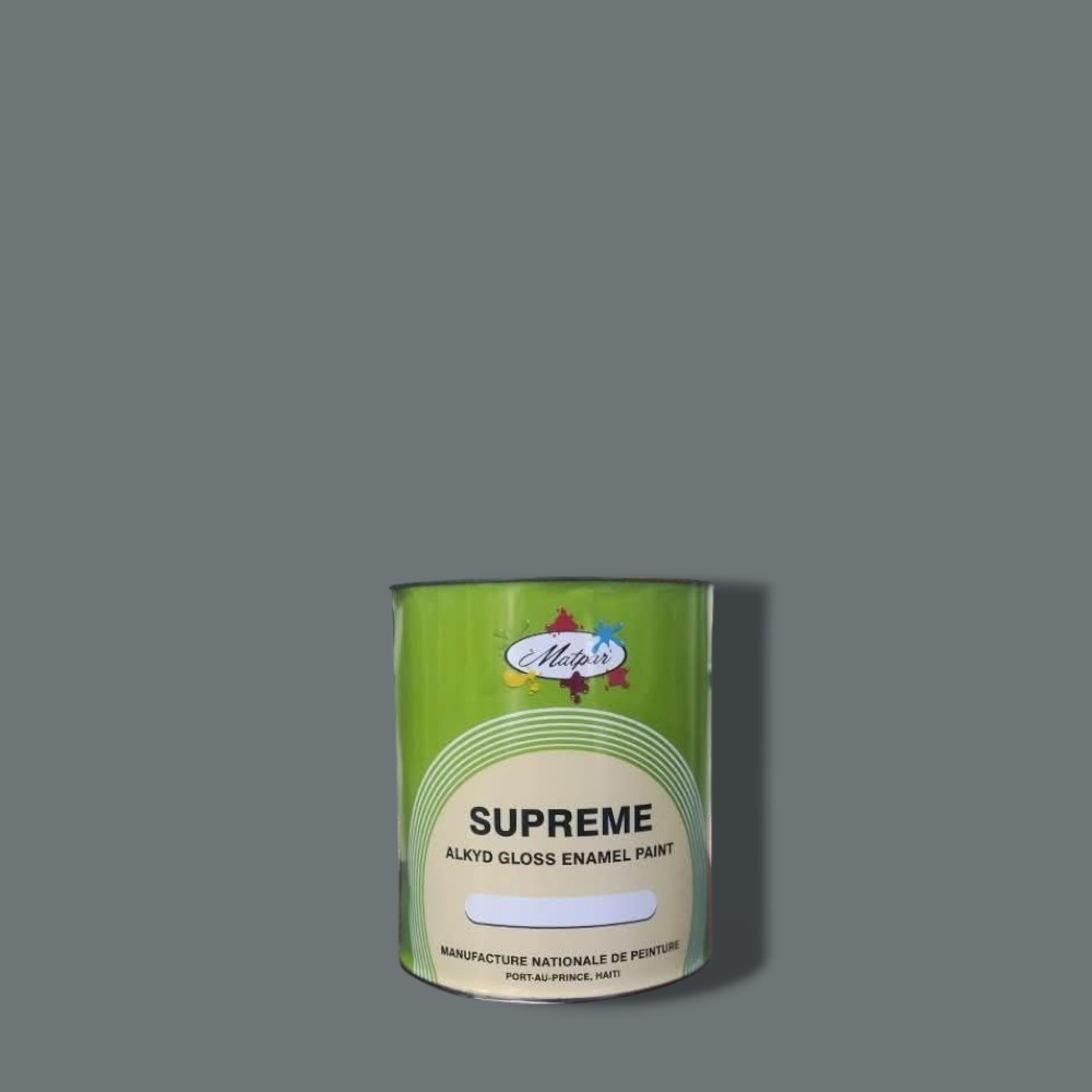 SUPREME ENAMEL GRIS PALE 1/4 GAL