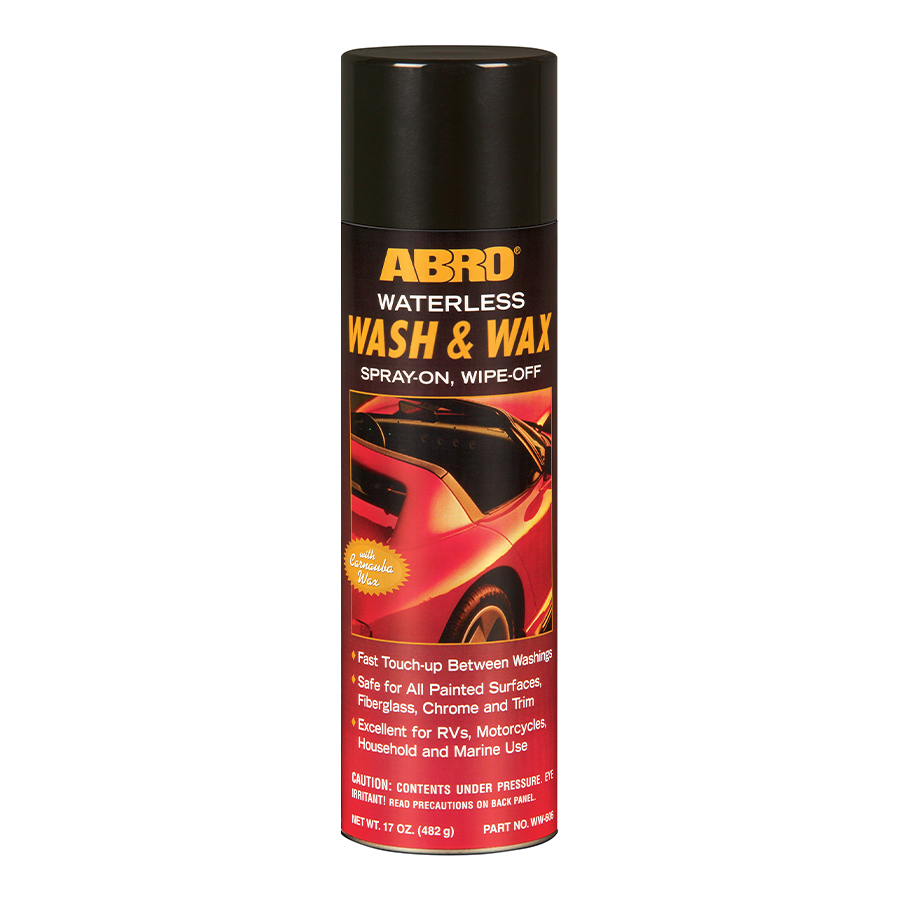 ABRO WASH & WAX SPRAY