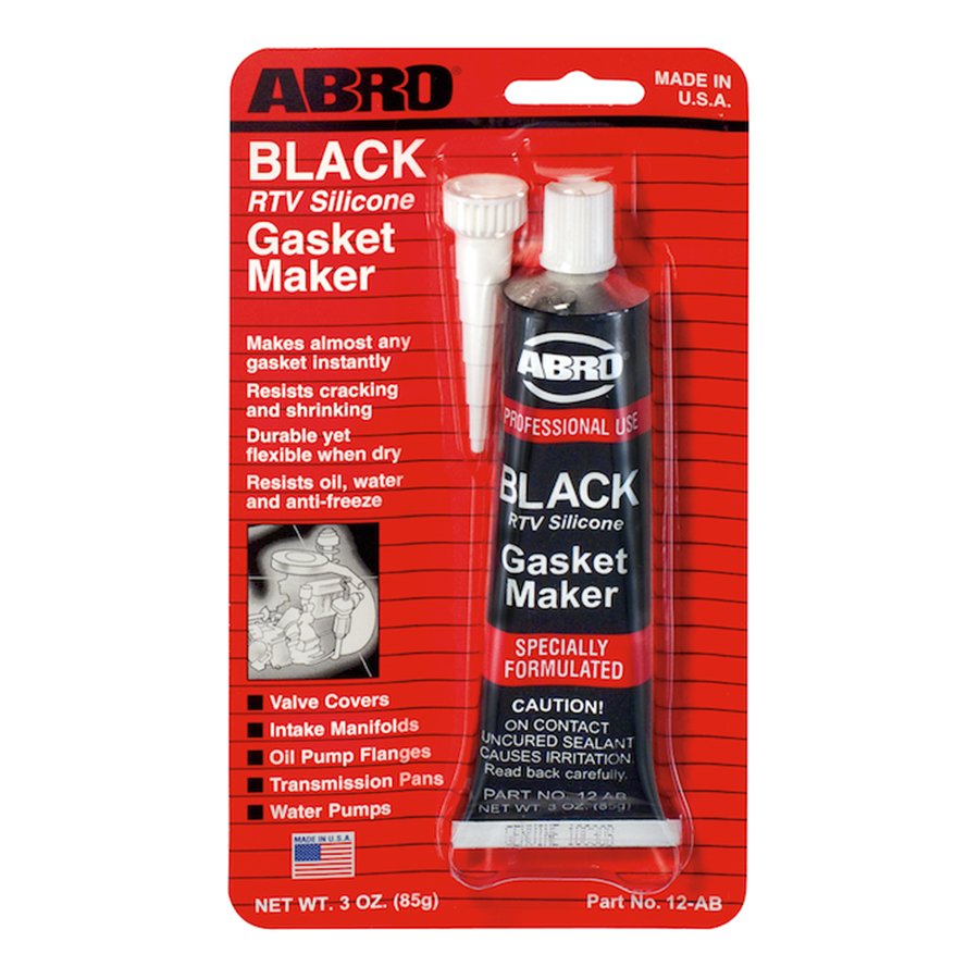 ABRO GASKET MAKER BLACK 3OZ 12AB