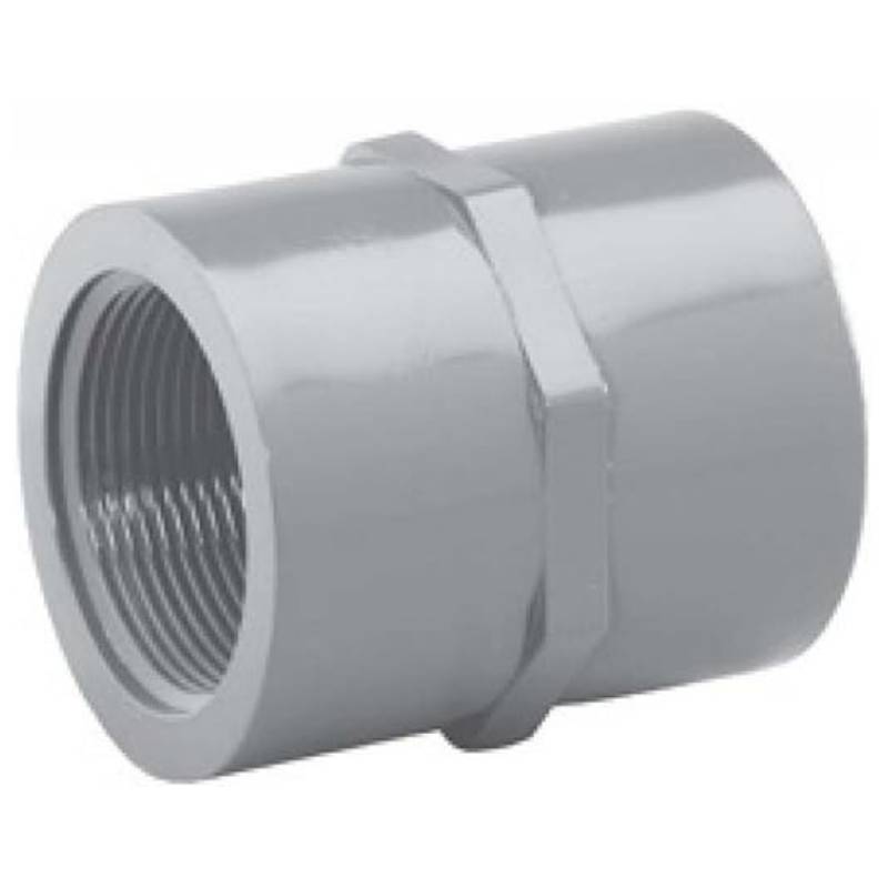 ADAPTEUR FEMELLE GRIS 4 PVC