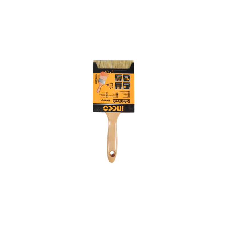 PINCEAU INGCO 4 MANCHE BOIS CHPTB0104