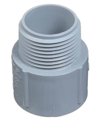 [84012344] ADAPTEUR MALE GRIS SCH40 1/2