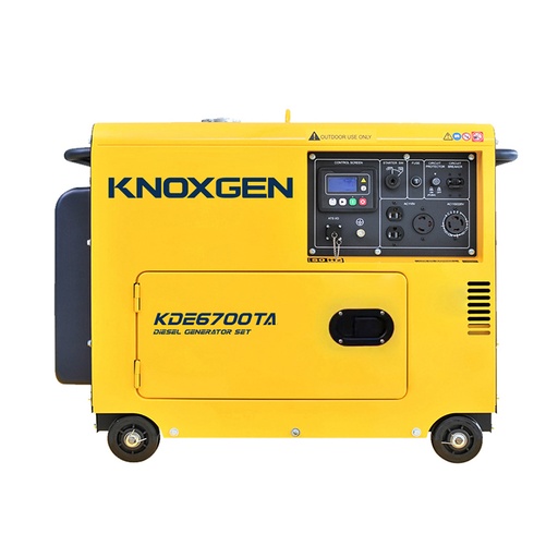 [52012375] GENERATRICE KNOX DIESEL 4.5KW SIL KDE6700TA