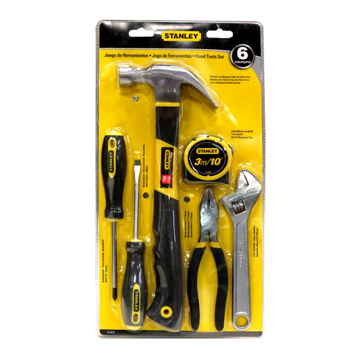 [747752708784] JEUX MARTEAU+RUBAN 6PCS STANLEY 70-878