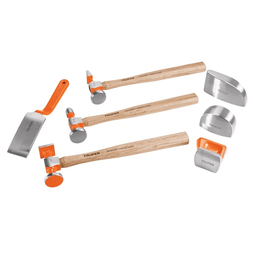 [7506240682004] JEUX MARTEAU+ANCRES 7PCS TRUPER 100785
