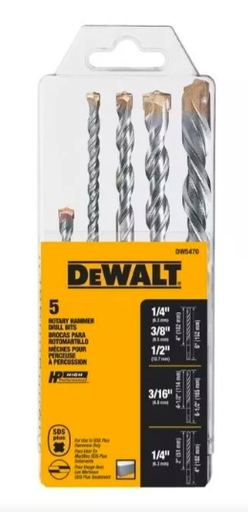 [028874054707] JEUX MECHE BETON 5PCS DEWALT DW5470