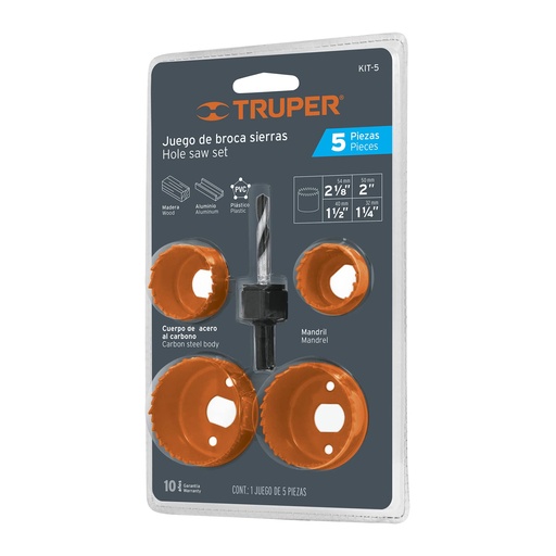 [7501206621714] JEUX MECHE SERRURE 5PCS TRUPER 18081