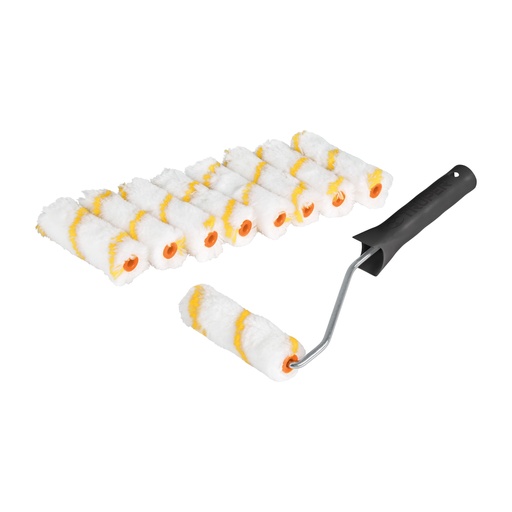 [7506240671039] JEUX ROULEAU PEINT. 4" 10PCS TRUPER 12132