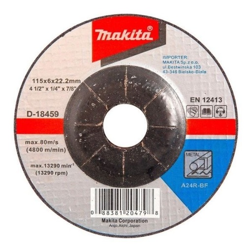 [088381204798] LAME GRINDER 4-1/2 MAKITA D-18459