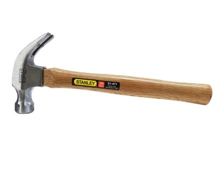 [747752514712] MARTEAU MANCHE BOIS 16 0Z STANLEY 51-471
