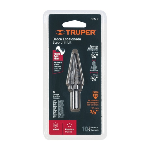 [7506240670339] MECHE 1/4 * 3/4 BES-9 TRUPER 12123