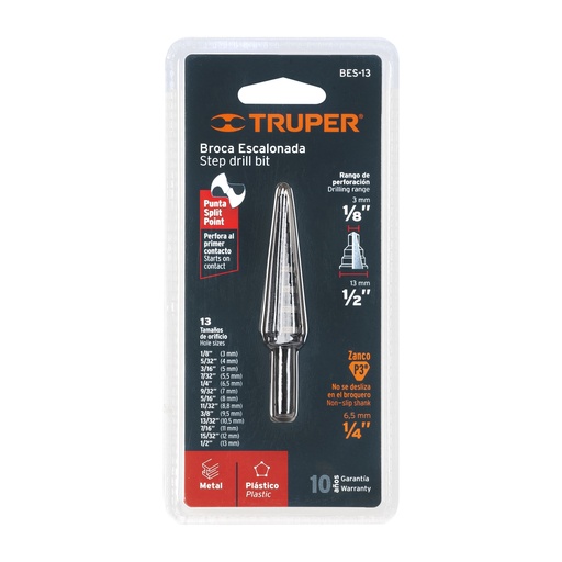 [7506240670322] MECHE 1/8*1/2 TRUPER 12122