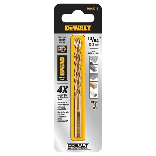 [885911416788] MECHE 13/64 DEWALT DWA1213
