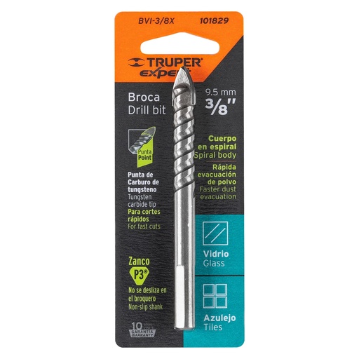 [7506240689867] MECHE CERAMIQUE 3/8 TRUPER 101829