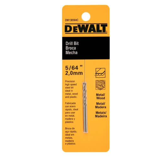 [028877377698] MECHE HSS FER 5/64" DEWALT DW130564C