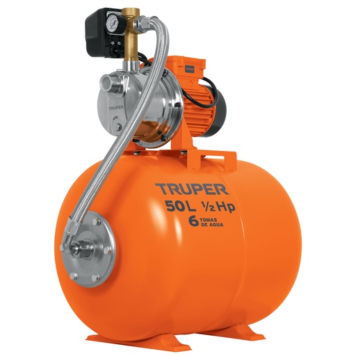 [7506240633419] POMPE + TANK 1/2HP 50L TRUPER 12254