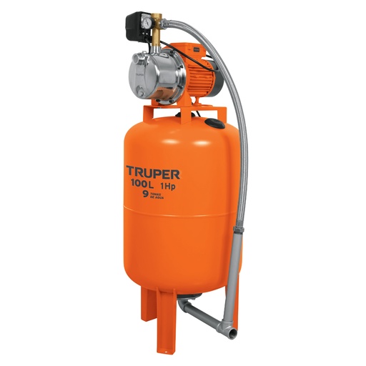 [7506240633426] POMPE + TANK 1HP 100L TRUPER 12255