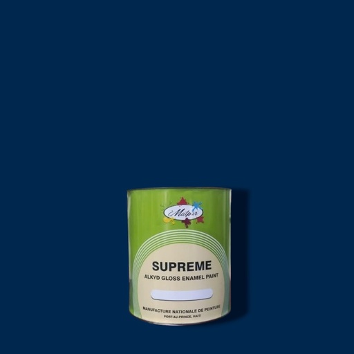 [76052466] SUPREME ENAMEL BLEU MARINE 1/4 GAL