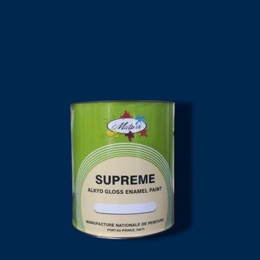 [76052451] SUPREME ENAMEL BLEU MARINE GALLONS
