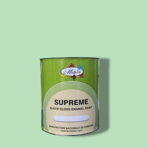 [76052480] SUPREME ENAMEL GREEN GARLAND - GALLONS