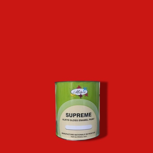 [76052546] SUPREME ENAMEL ORANGE 1/4 GAL