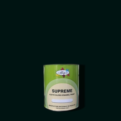 [76052468] SUPREME ENAMEL VERT FONCE 1/4 GAL