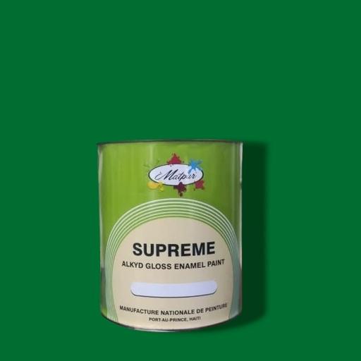 [76052452] SUPREME ENAMEL VERT GAZON - GALLONS