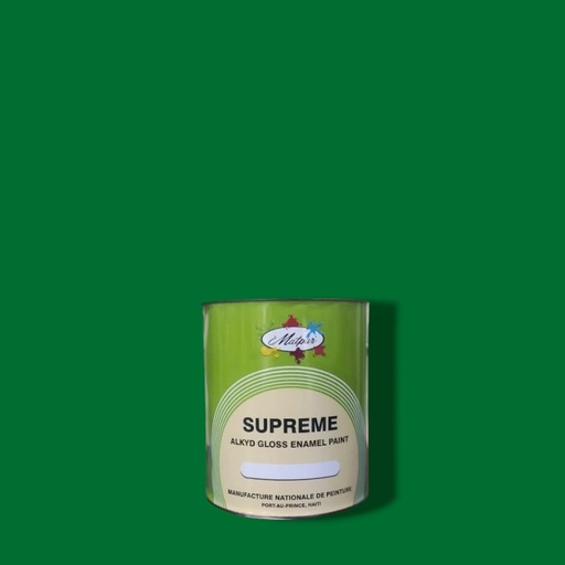[76052436] SUPREME ENAMEL VERT GAZON 1/4 GAL