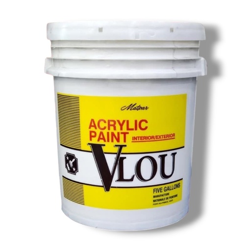 [75062323] VLOU MATPAR BLANC - POT/5GAL