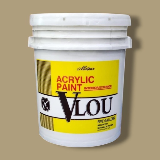 [75062377] VLOU MATPAR IVOIRE POT/5GAL