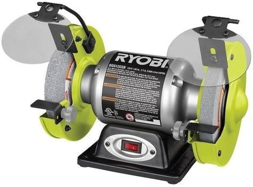 [033287162246] BENCH GRINDER 6 INCH RYOBI RBG6G
