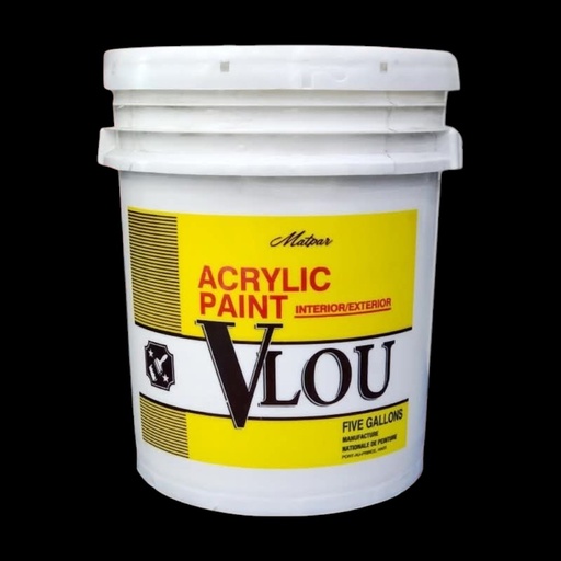[75062390] VLOU MATPAR NOIR POT/5GAL