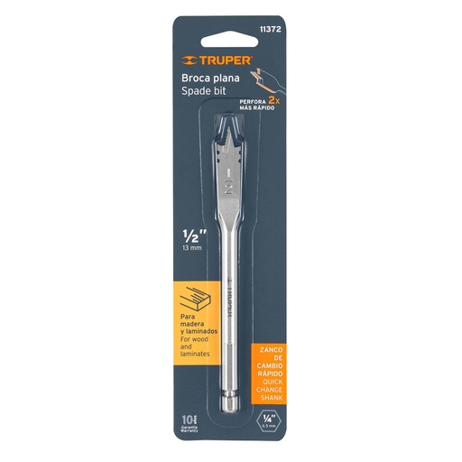 [7501206623480] MECHE BOIS 1/2 TRUPER 11372