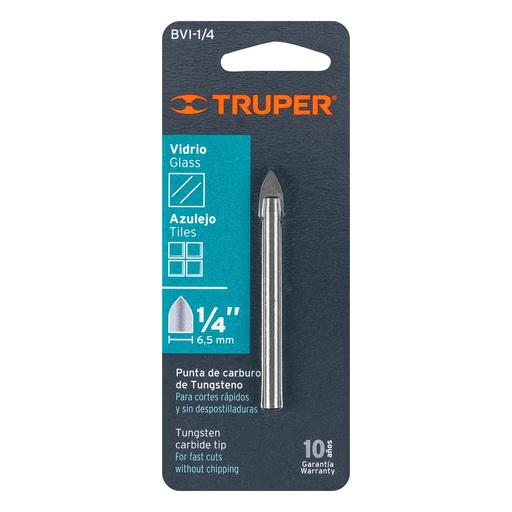 [7501206639535] MECHE CERAMIQUE 1/4" TRUPER 11702