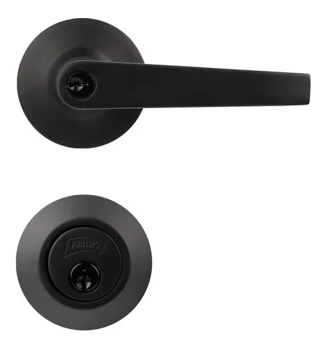 [751299069734] SERRURE A MANCHE NOIR COMBO PHILLIPS MX6973